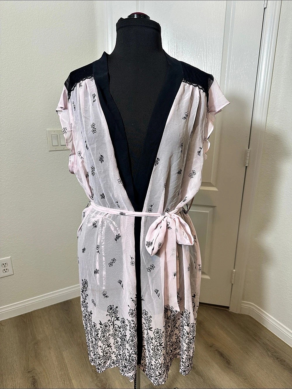APT. 9 Intimates Floral Mini Dress Pink Size Medium NWT